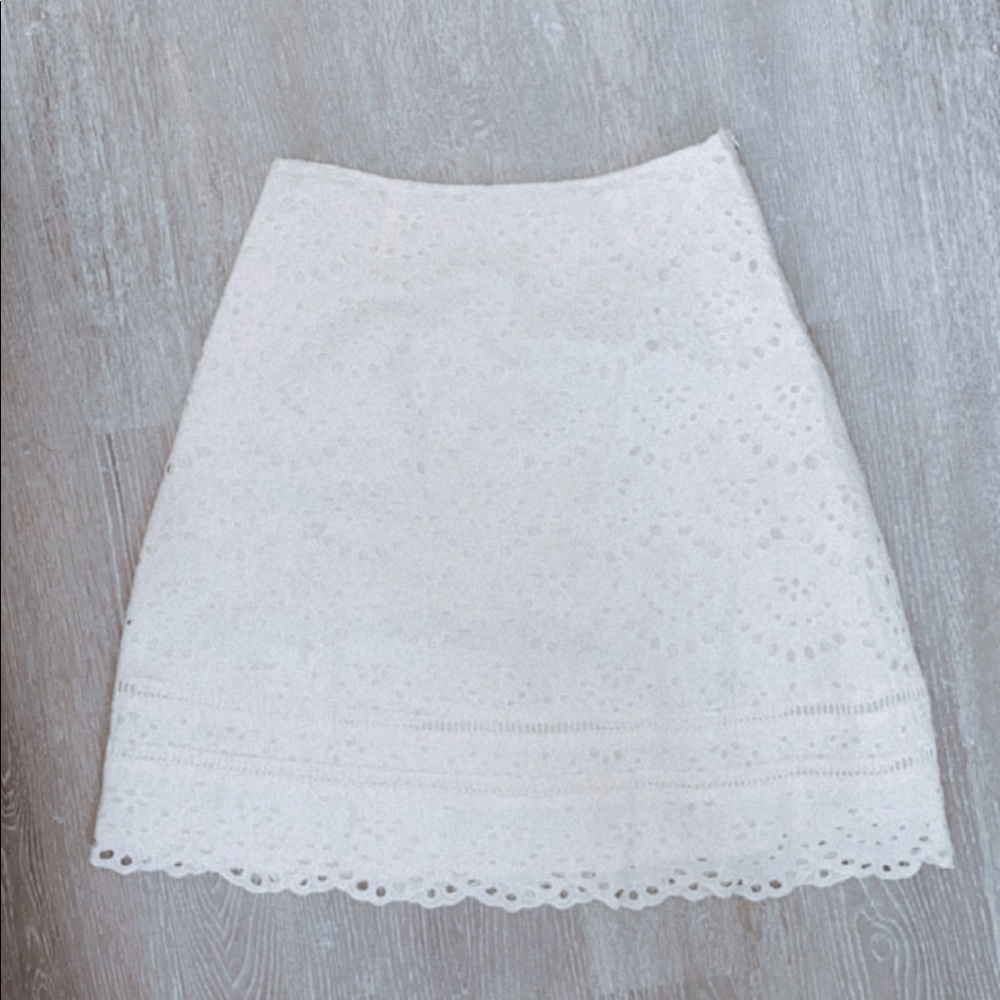 White Lace Skirt